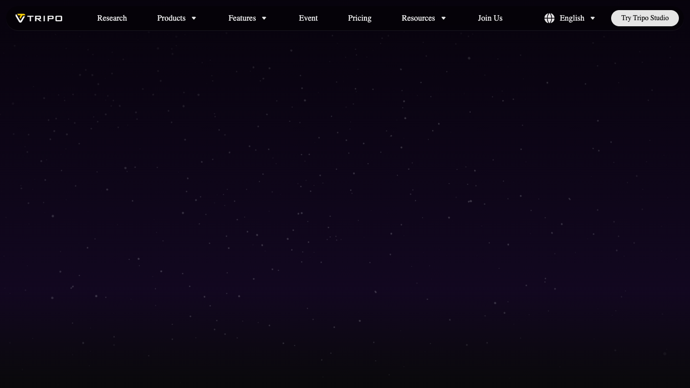 Tripo AI screenshot